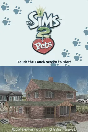 Sims 2, The - Pets (USA) (En,Fr,De,Es,It,Nl) screen shot title